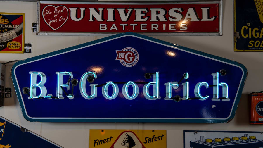 BF Goodrich Single-Sided Porcelain Neon Sign for Sale at Auction - Mecum  Auctions