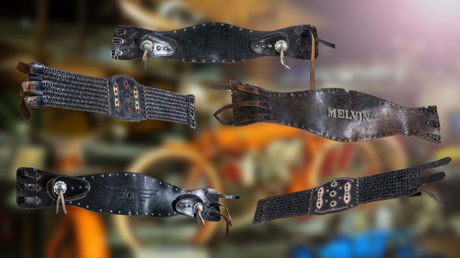 Leather Kidney Belts, Lot of 5 for Sale at Auction Mecum Auctions