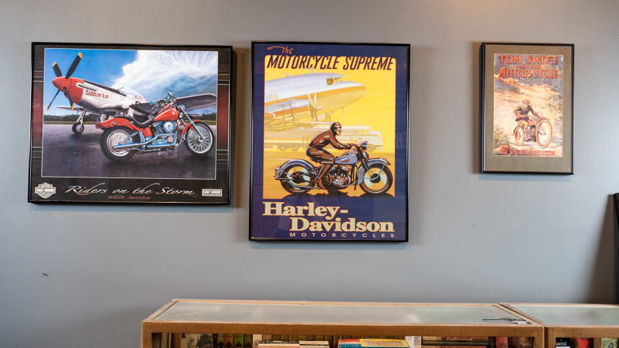 HarleyDavidson Framed Prints, Lot of 3 for sale at From the John