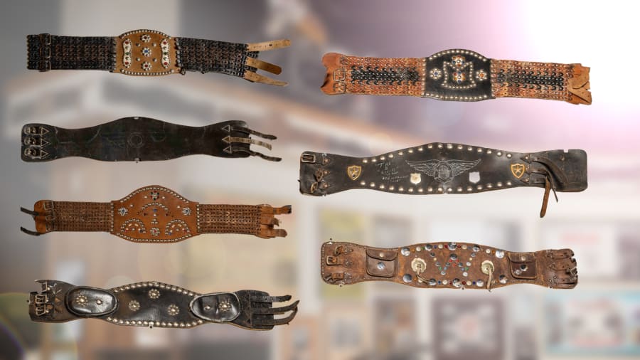 Kidney Belts, Lot of 7 for Sale at Auction Mecum Auctions