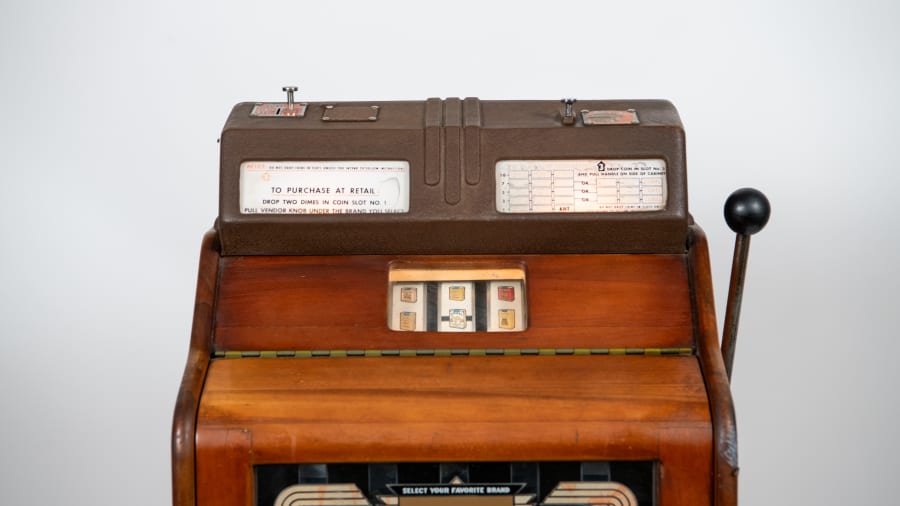 1930s-1940s Jennings Cigarette Vending Machine For Sale At Auction