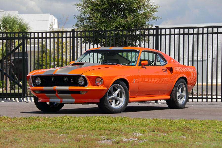 1969 mustang orange