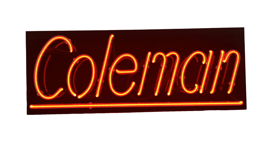 Coleman Single-Sided Neon Sign For Sale At Auction - Mecum Auctions