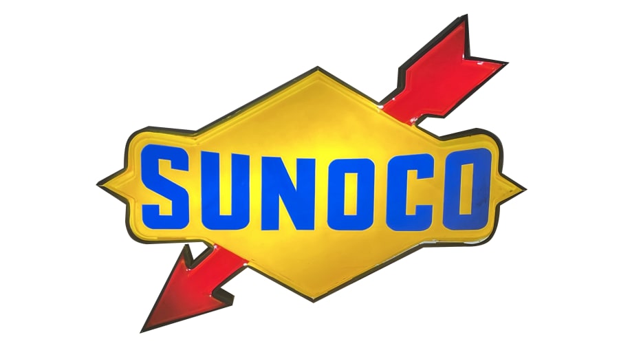 Sunoco Single-Sided Light-up Sign for Sale at Auction - Mecum Auctions