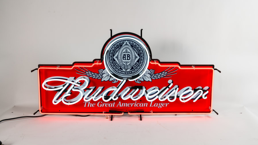 トップス SD Heavyweight Neon Sign Logo T Limited New Goodyear Single-Sided Porcelain Neon Sign 8 FT W x 18