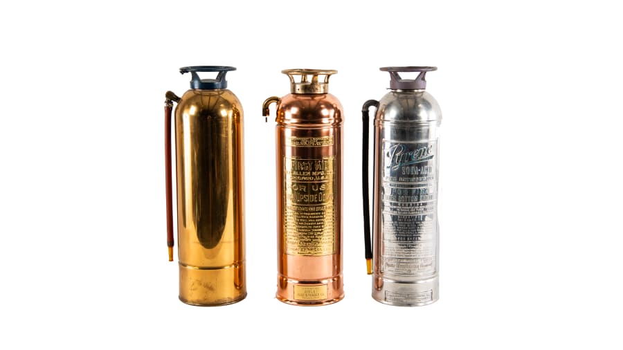 Pyrene and Brass Fire Extinguishers for Sale at Auction Mecum Auctions