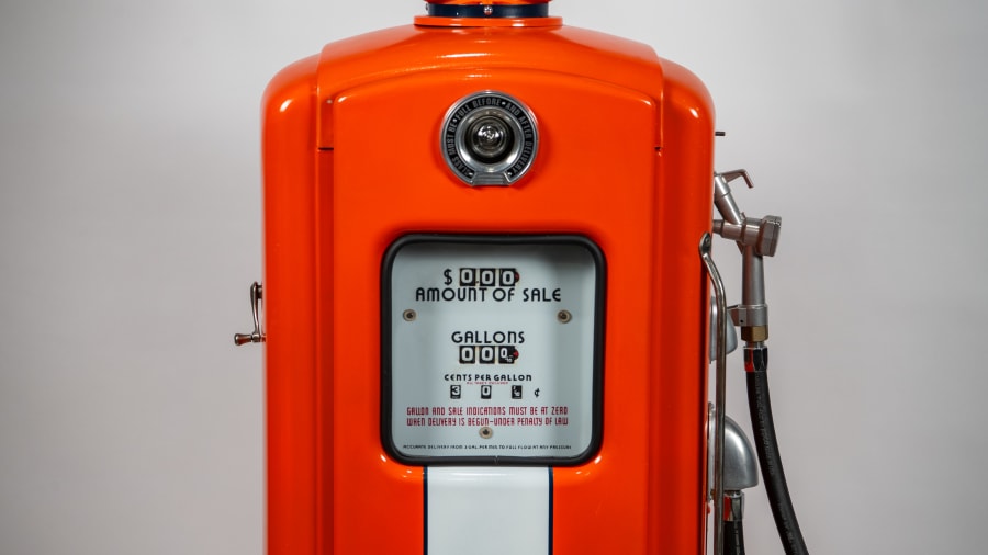 1940s-1950s Gulf Bennett Model 766 Gas Pump For Sale At Auction