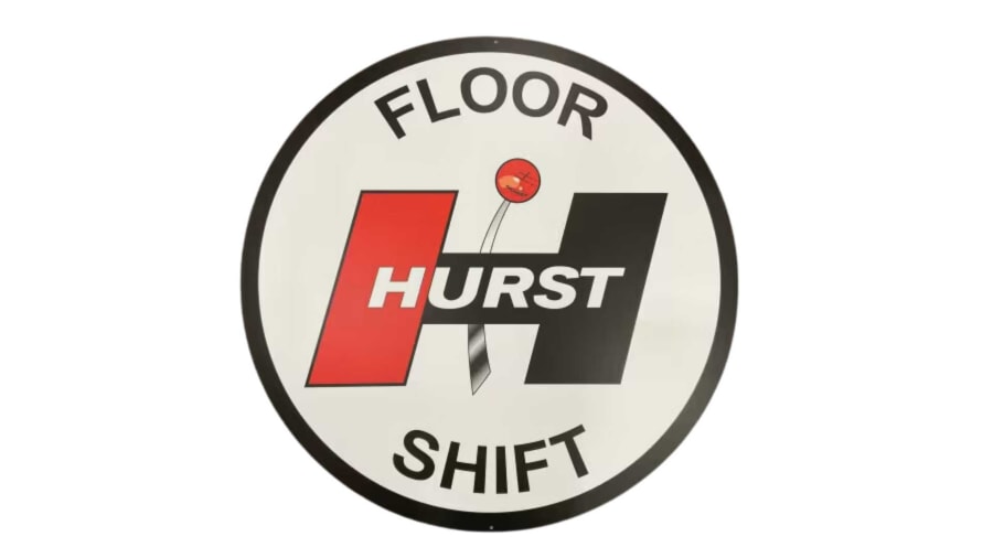 Hurst SingleSided Tin Sign for Sale at Auction Mecum Auctions