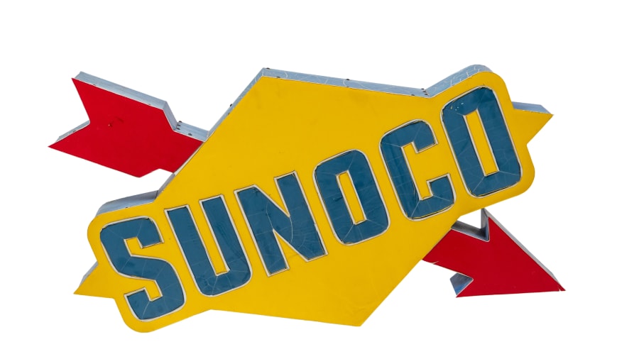 1991 Sunoco Single-Sided Lighted Plastic Sign for sale at Kissimmee ...