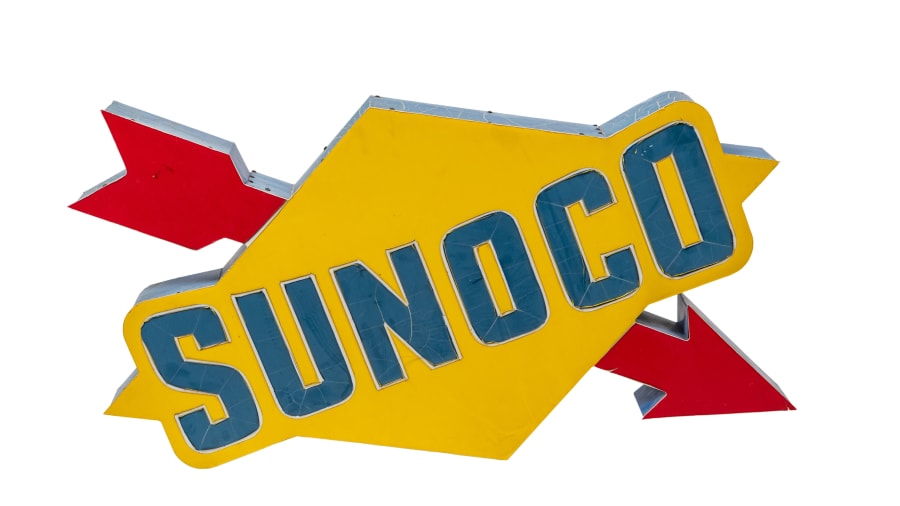 1991 Sunoco Single-Sided Lighted Plastic Sign for Sale at Auction ...