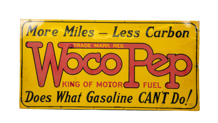 Woco Pep Single-Sided Porcelain Sign for sale at Kissimmee 2024 as Z455 ...