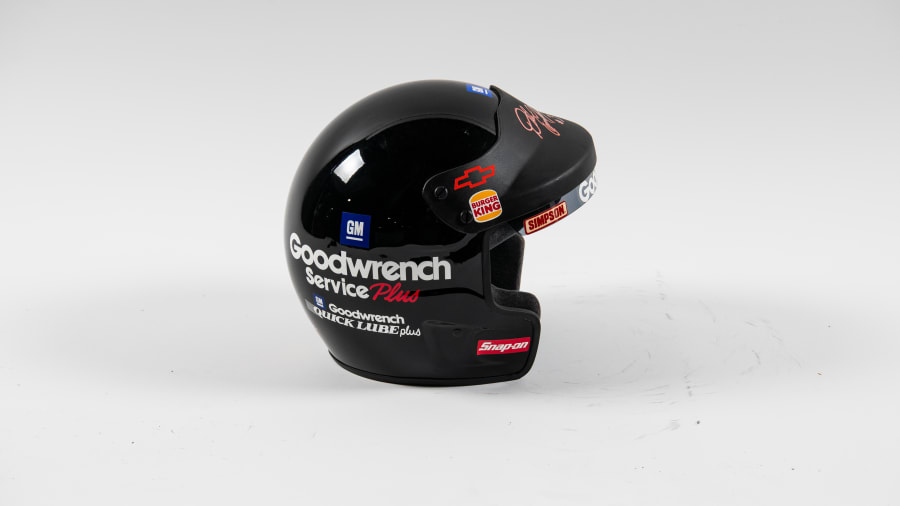 dale earnhardt senior motorcycle helmets Dale Earnhardt Open Face NASCAR Racing Helmet For Sale At Auction