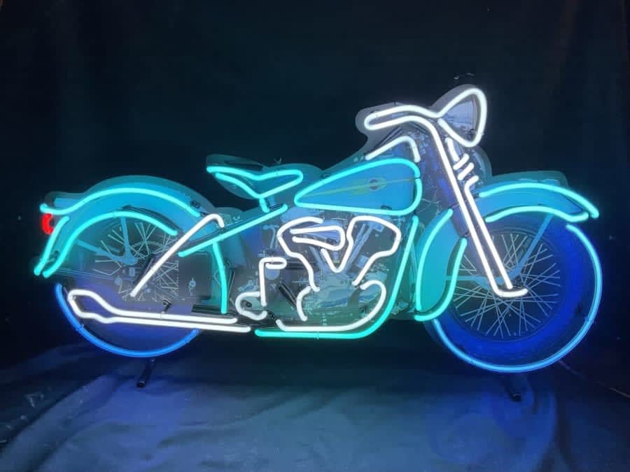 Motorcycle SingleSided Neon Sign for sale at Kissimmee 2024 as Z173