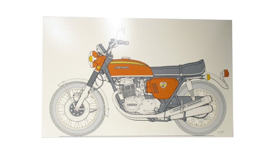 Honda CB750 K0 Print for sale at Las Vegas Motorcycles 2024 as Z408