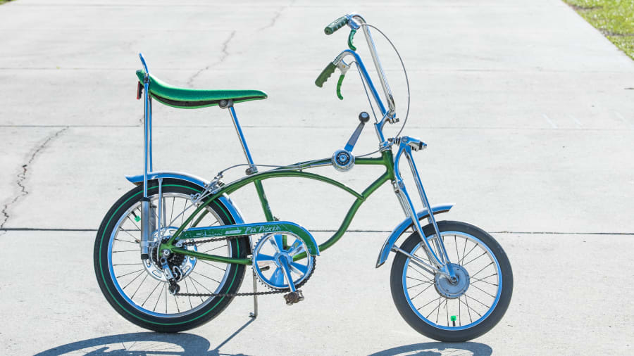 Vtg Schwinn Sting Ray Bicycle Green XMX Banana Seat Muscle