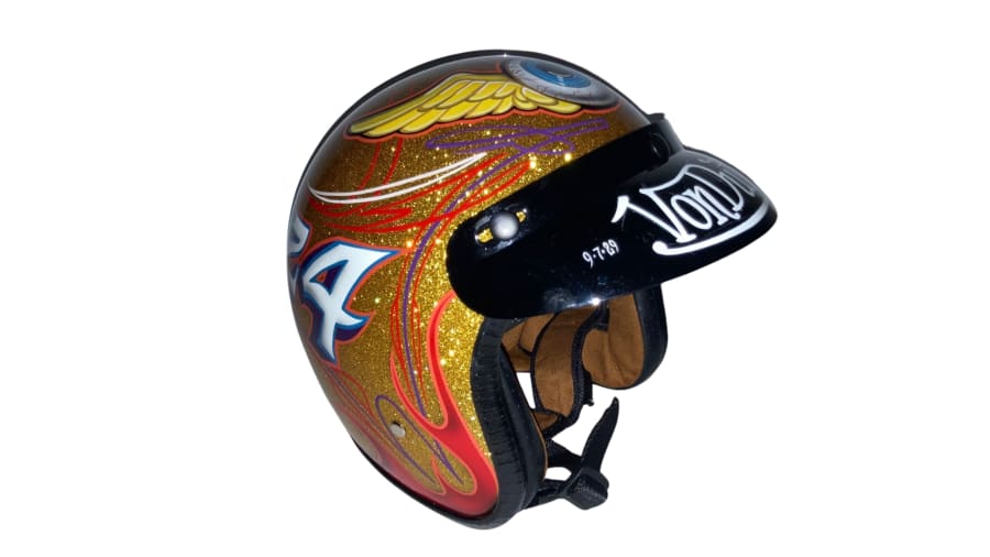 Von Dutch Berretto da uomo e donna, berretto Trucker LEA, regolabile con Snapback, marrone, Taglia Unica