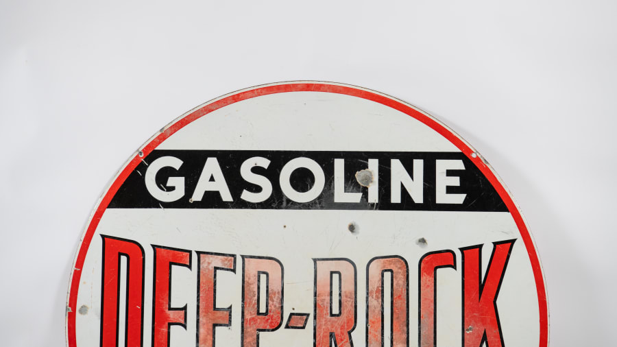 Deep Rock Double-Sided Porcelain Sign For Sale At Auction - Mecum