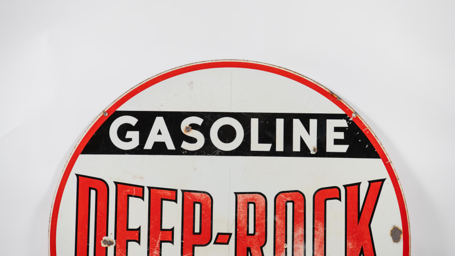 Deep Rock Double-Sided Porcelain Sign For Sale At Auction - Mecum