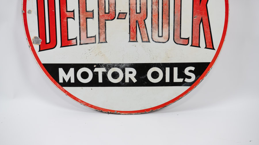 Deep Rock Double-Sided Porcelain Sign For Sale At Auction - Mecum