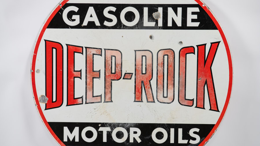 Deep Rock Double-Sided Porcelain Sign For Sale At Auction - Mecum