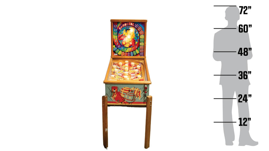 1948 Bally Carnival Pinball Machine For Sale At Auction 1948 Bally Carnival Pinball Machine For Sale At Auction