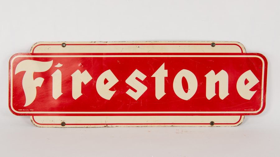Exide ヴィンテージサイン firestone Mobil Original Vintage