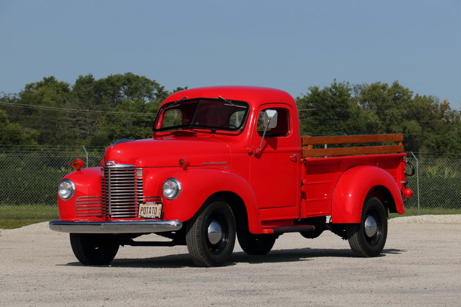 TRACTEUR SEMI REMORQUE AMERICAIN INTERNATIONAL KB-12 CAB 1947 - ERTL