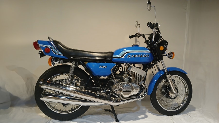 ぴろしき 1972 Kawasaki H2 750 Mach IV For Sale At Auction - Mecum Auctions