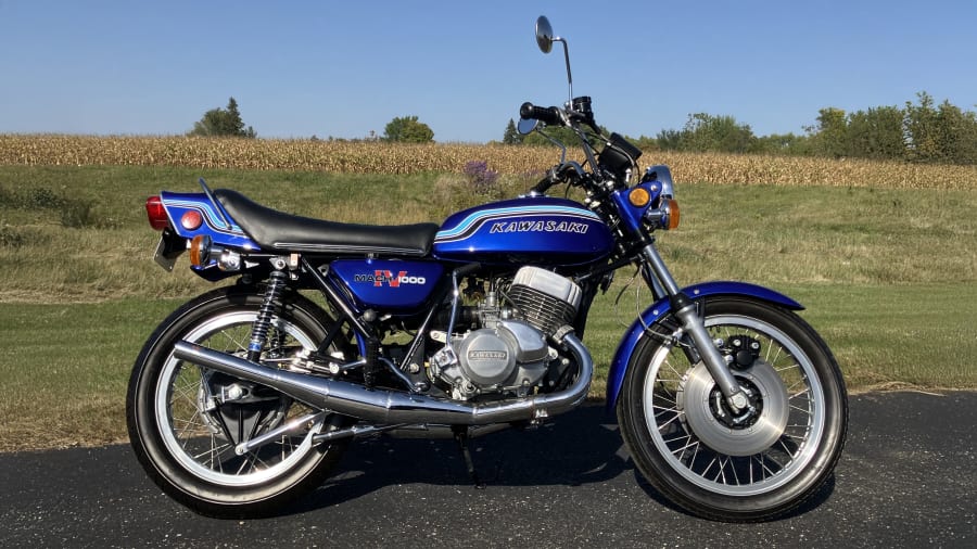 1972 Kawasaki H2 750 Mach IV 4-Cylinder Millyard Special For Sale