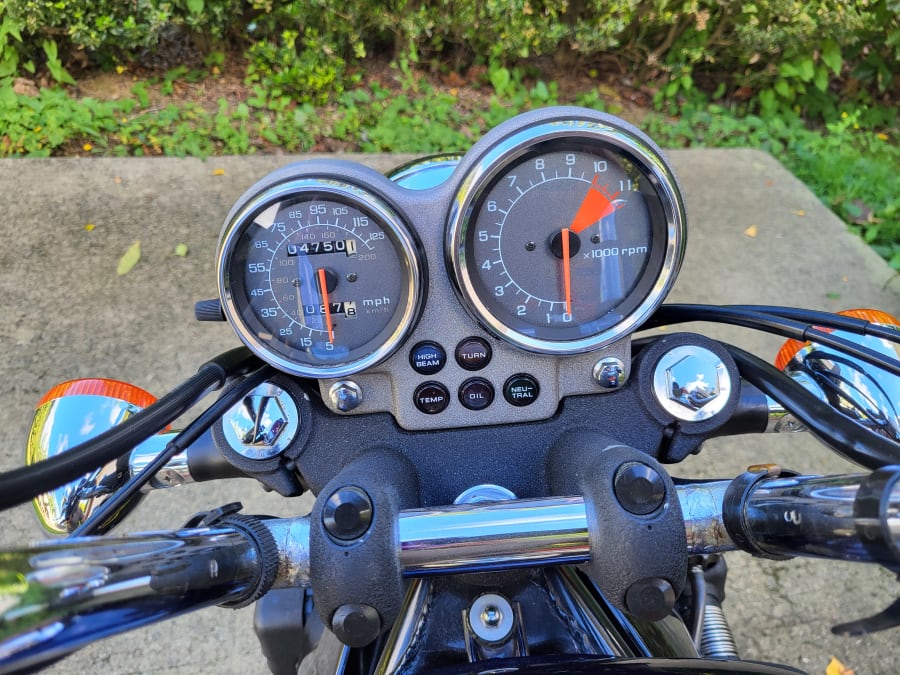 1987 87 Honda Super Magna VF700C VF 700 C speedometer tachometer gauges