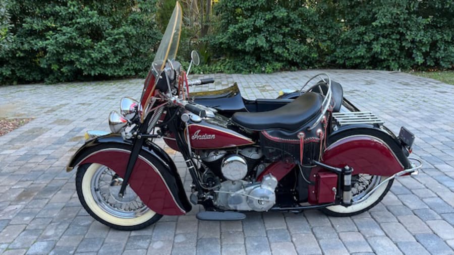 1947 Indian Chief With Sidecar For Sale At Auction - Mecum