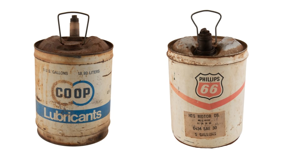 Co-Op And Phillips 66 5-Gallon Oil Cans, Lot Of 2 For Sale At