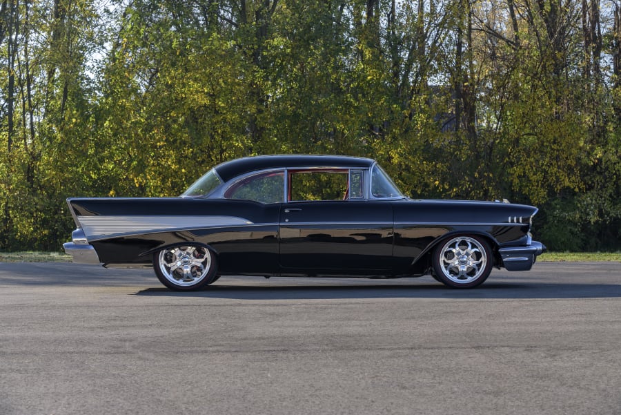 【絶版】 '57 chevy BelAir Hardtop 1957 1957 Chevrolet Bel Air Hardtop 4-Speed for sale on BaT