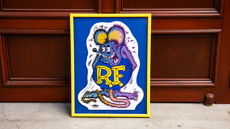 【極美品・希少】The Art of Ed \"Big Daddy\" Roth Ed Big Daddy Roth Sinker Toy RAT FINK Signed SCREEN print