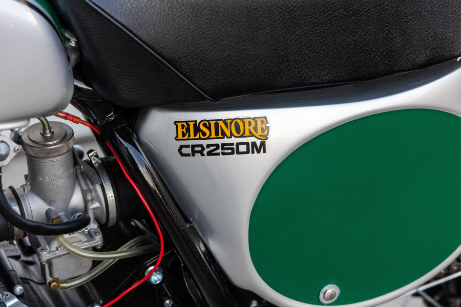 Decal Set For 1975 Honda MT250 Elsinore - Tank, Side Covers, Warning, Helmet Stickers 4 thumbnail image