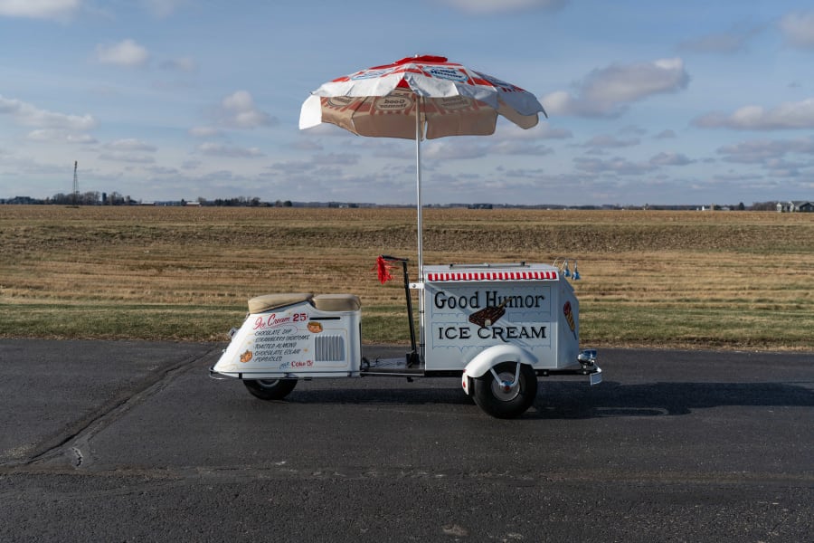 1950 Cushman Package Kar Good Humor Cart