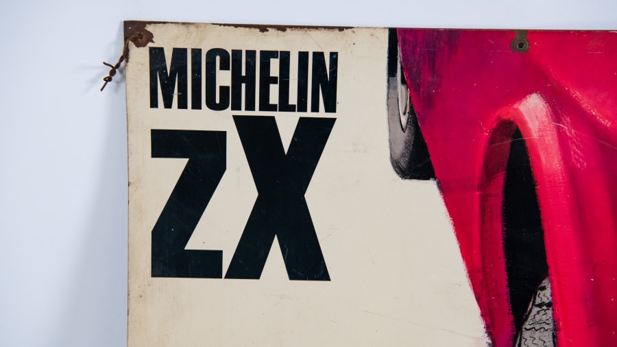 １１１１１ Michelin ZX Single-Sided Tin Sign For Sale At Auction - Mecum Auctions