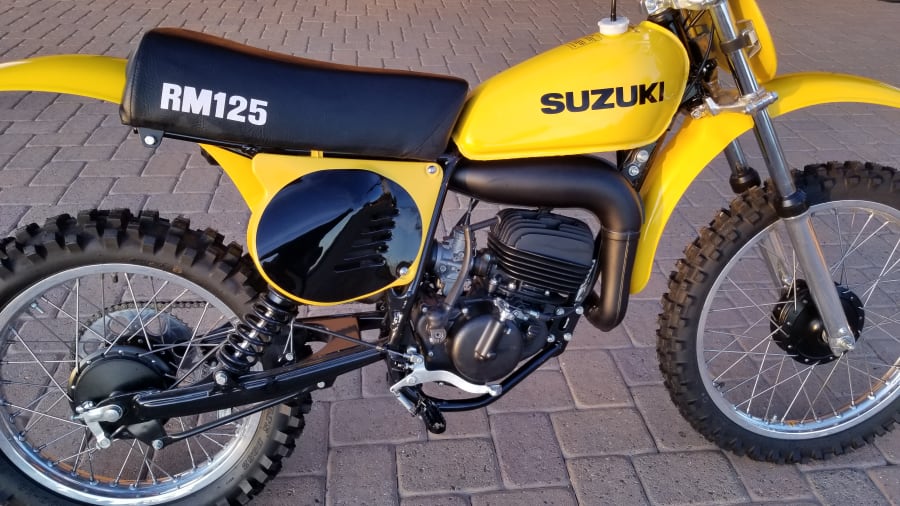 ** 1976 RM125用 アルミタンク　カワサキ　kx仕様?? **