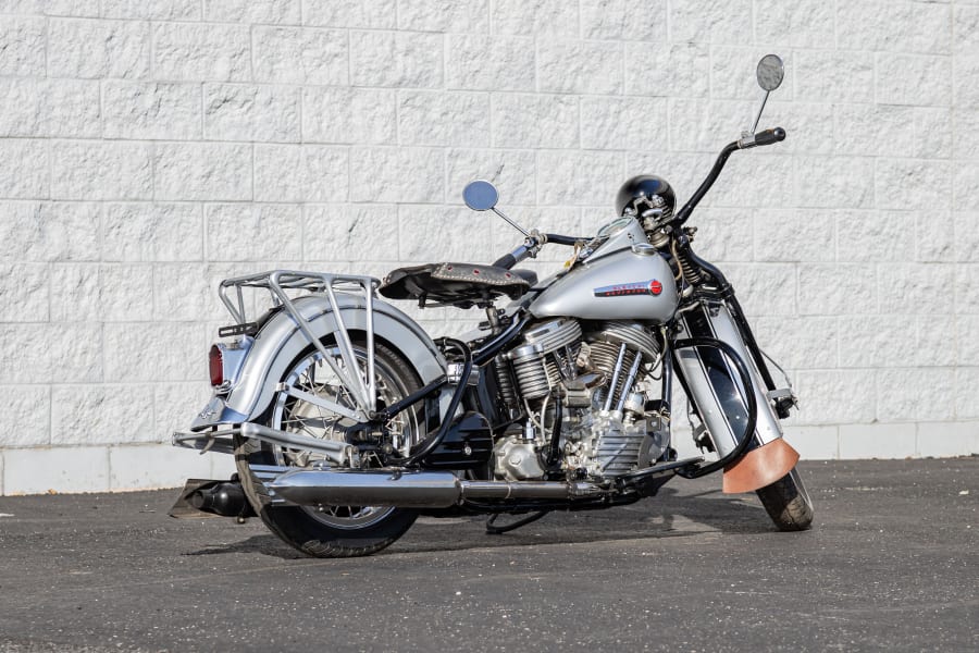 1948 Harley Davidson Panhead Model Motorcycle By Franklin