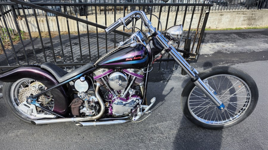 1965 Harley-Davidson FL Chopper Hardtail For Sale At Auction