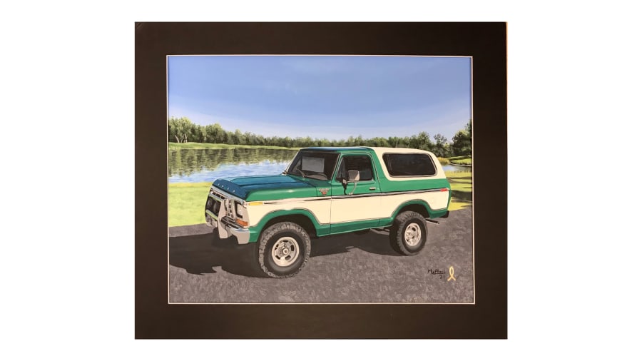 Ford Bronco Print by Jeff McPhail for Sale at Auction Mecum Auctions