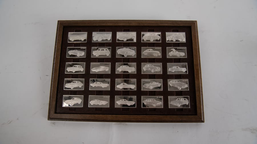 Franklin Mint Centennial Car Ingots Collection Sterling Silver For
