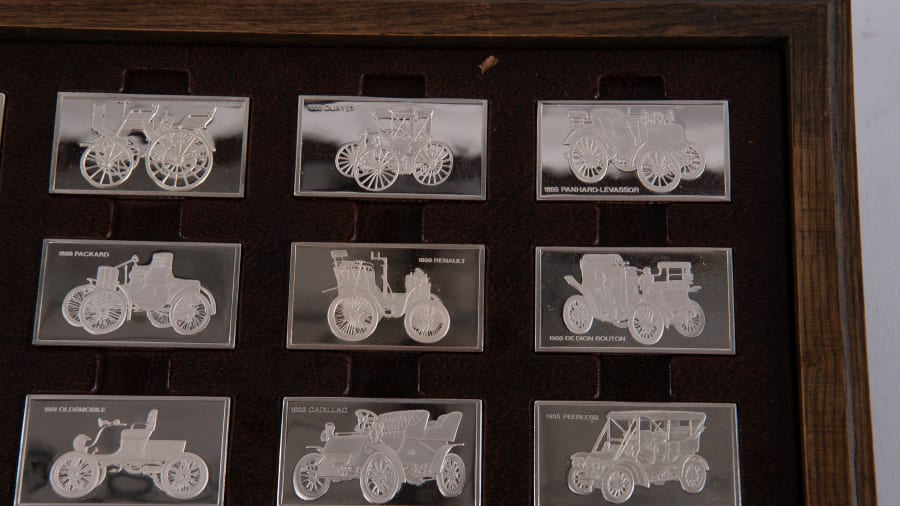 Franklin Mint Centennial Car Ingots Collection Sterling Silver For