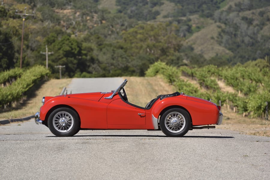 ☆ブリキ☆1950年代、BANDAI TRIUMPH TR3 レッド ☆ブリキ☆1950年代、BANDAI TRIUMPH TR3 レッド ☆ブリキ☆1950