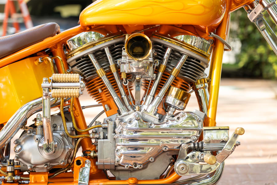 装飾用　mchal HARLEY-DAVIDSON MODEL C 最終値下げ 1955 Harley-Davidson FLH Panhead Custom For Sale At Auction