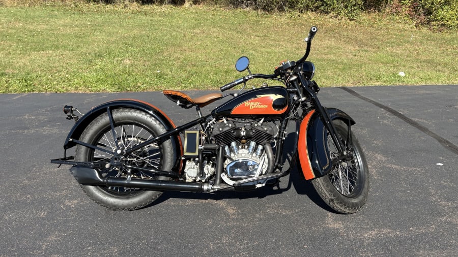 harley davidson ハーレー 1933 VL TRAVELING Harley-Davidson VL 1933 Flathead Bing Twin - YouTube