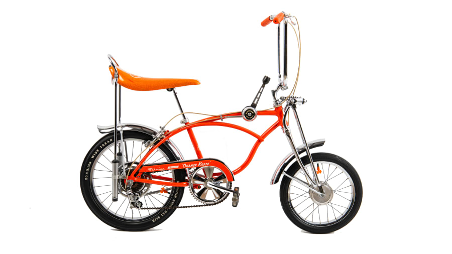 schwinn stingray krate bicycle 2007 Replica High Volume Smooth Tread Tires 1971 Schwinn Sting-Ray Orange Krate