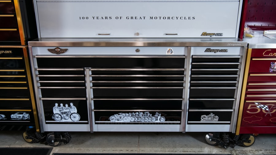 100th Anniversary Harley-Davidson Tool Trolley By Snap-On For Sale