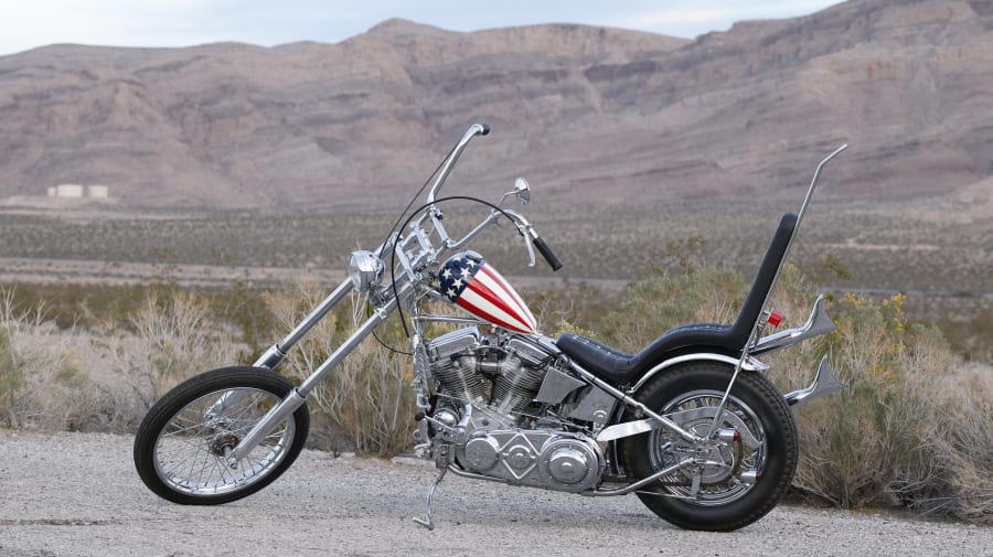 1950 Harley-Davidson Panhead Captain America Replica For Sale At