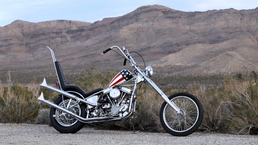 1950 Harley-Davidson Panhead Captain America Replica For Sale At